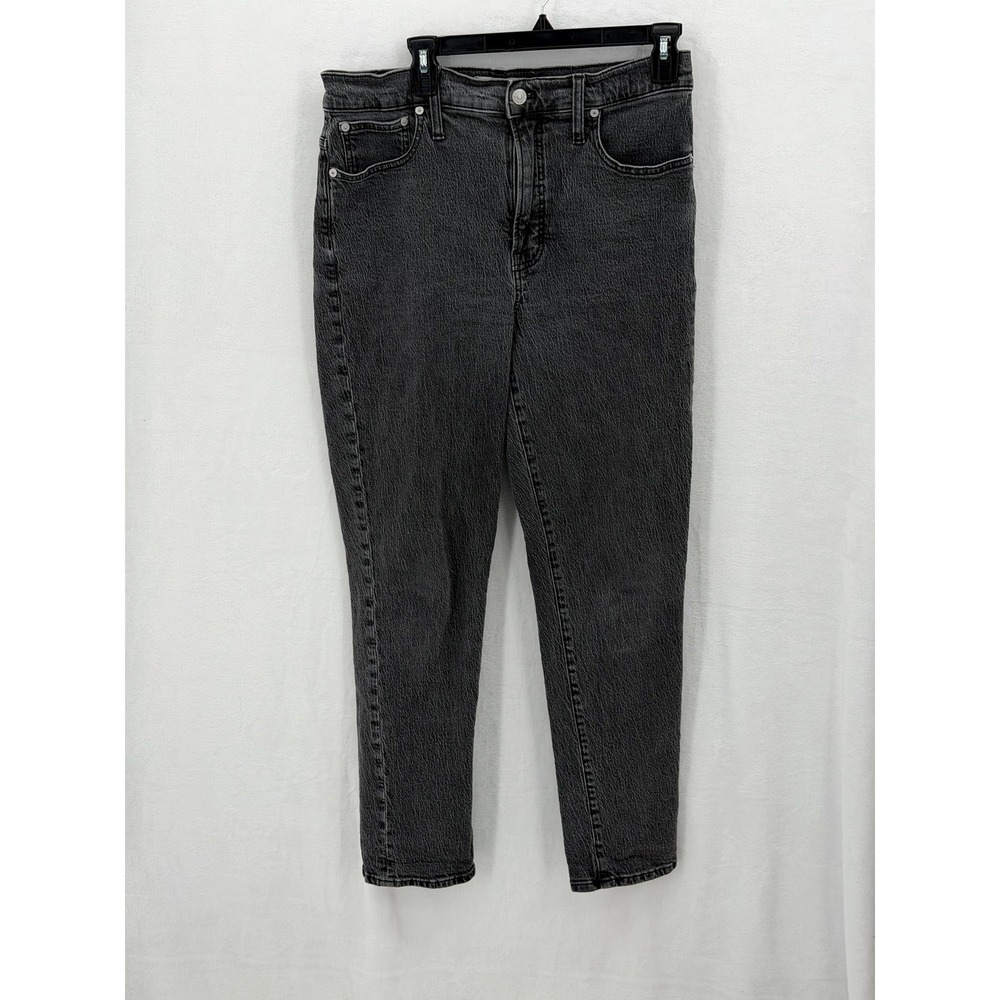 Madewell Jeans Womens 30T Black Wash The‎ Perfect Vintage High Rise Tapered Mom